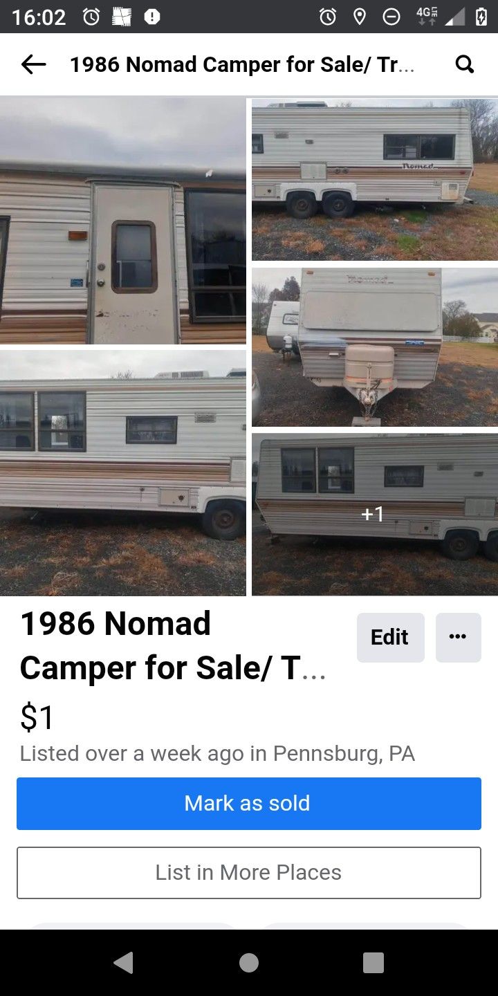 1987 Nomad Camper