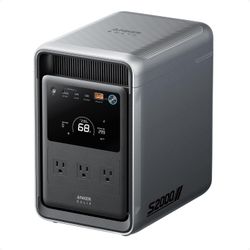 Anker SOLIX S200 Lightweight Portable Generator Power Station, 2010Wh, 3000W Peak