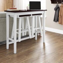 42 in. Kitchen Prep Table with 3-Stools