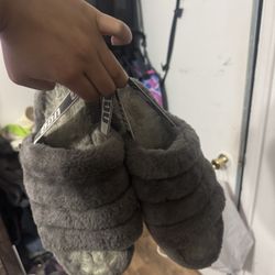 Grey Ugg Slippers