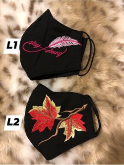 Pack of 2 cloth masks for adults