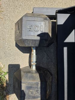 105 pound dumbbells