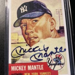 Mickey Mantle’53 Facsimile Signature Card