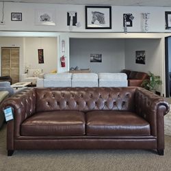 Leather Sofa  - Zoe
