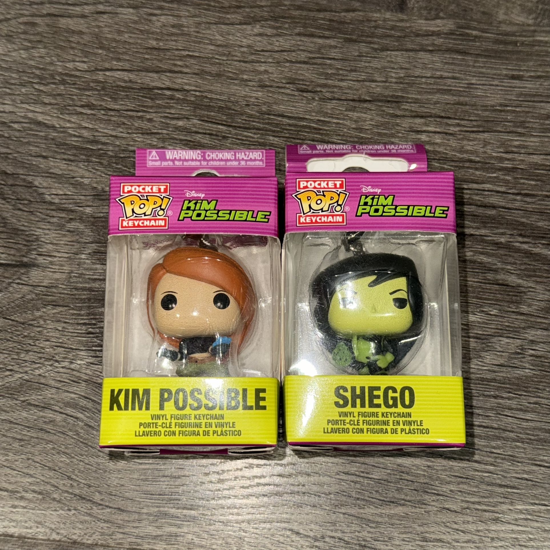 Kim Possible Funko Pop Keychain Bundle