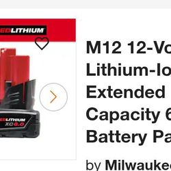 Milwaukee Extended Battery Pack