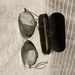 Wilson Goggle Glasses Vtg1912