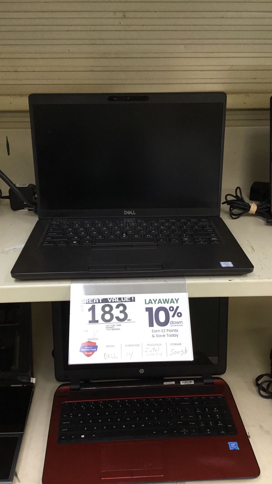 $183. Dell Laptop.