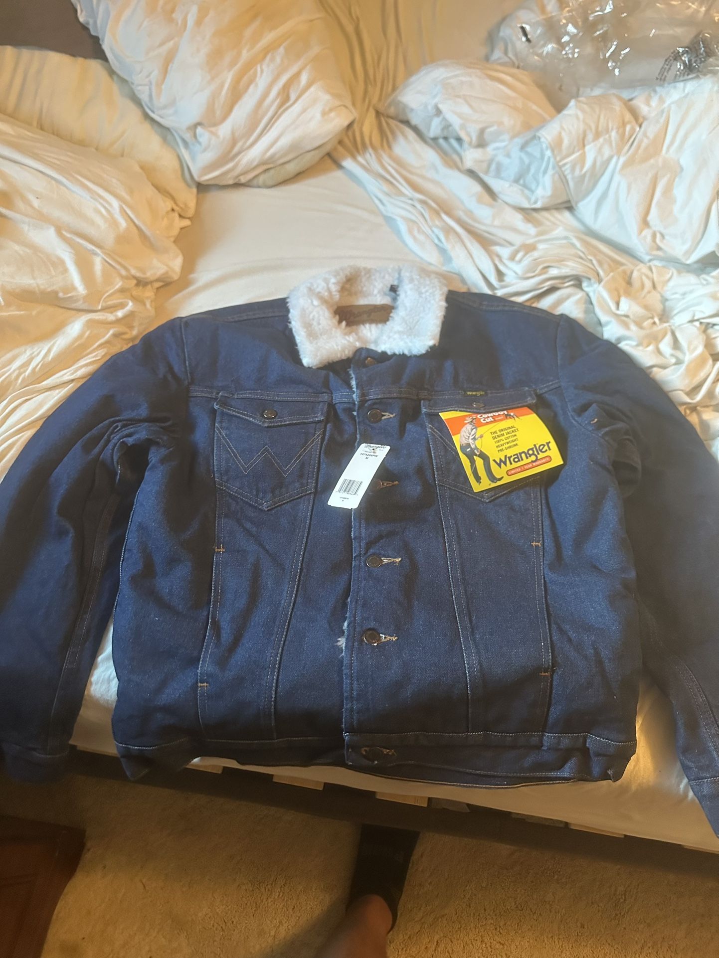 Wrangler Sherpa Lined Denim jacket 
