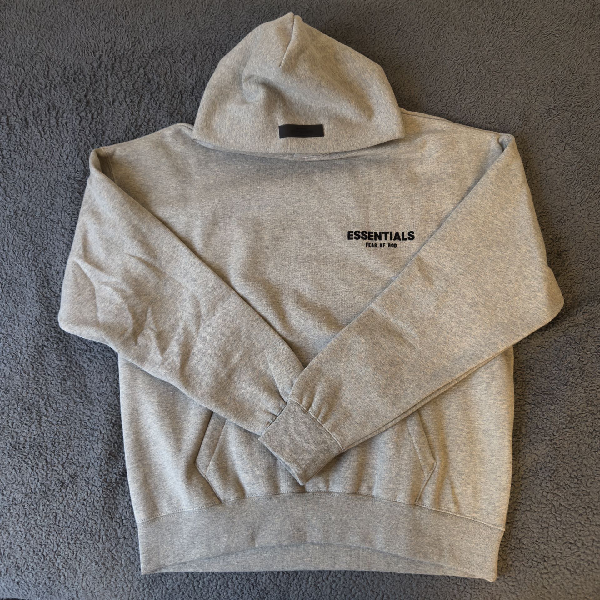 Dark Oatmeal Essentials Hoodie XS