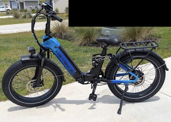 Heybike folding Horizon in blue almost new