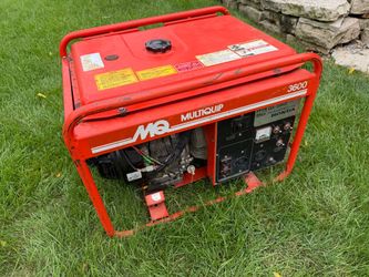 The Multiquip GA-3.6HZ  3,600-watt portable industrial generator 8.0-hp Honda gas engine - *needs work*