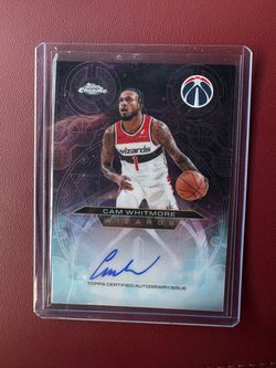 Cam Whitmore Topps Chrome Certified Autograph Card