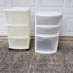 Two Plastic Storage Drawers
Organizers
