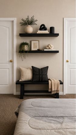 New wood bench
