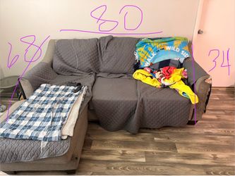 Grey left L-shaped sectional