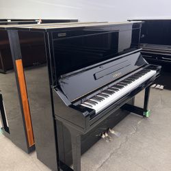 2001 Yamaha YU3 Black Upright Piano w/Silent Feature