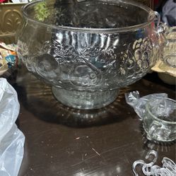 Punch Bowl and cups