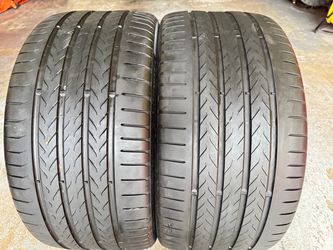 Two Tires 285/30/21 Continental Eco Contact 6Q with 75-80% Left Amazing deal