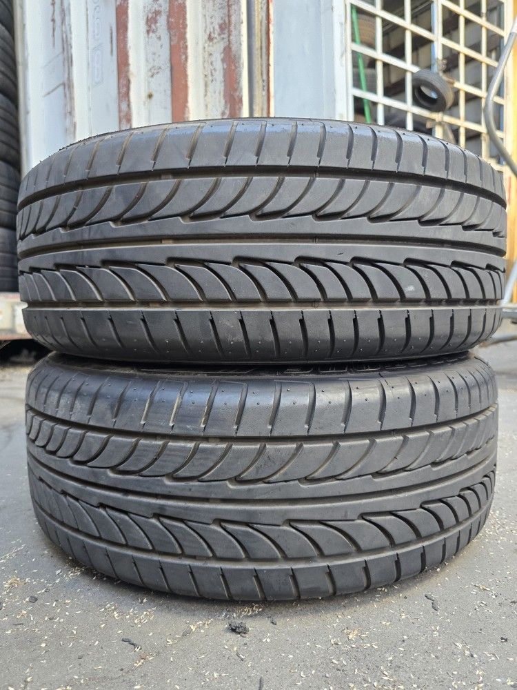 (2) 205 55 15 Bridgestone Tires