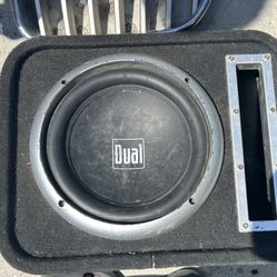 Dual SBX100 10" 500W Car Audio Subwoofer