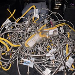 Washer water hoses and dryer gas lines NEW