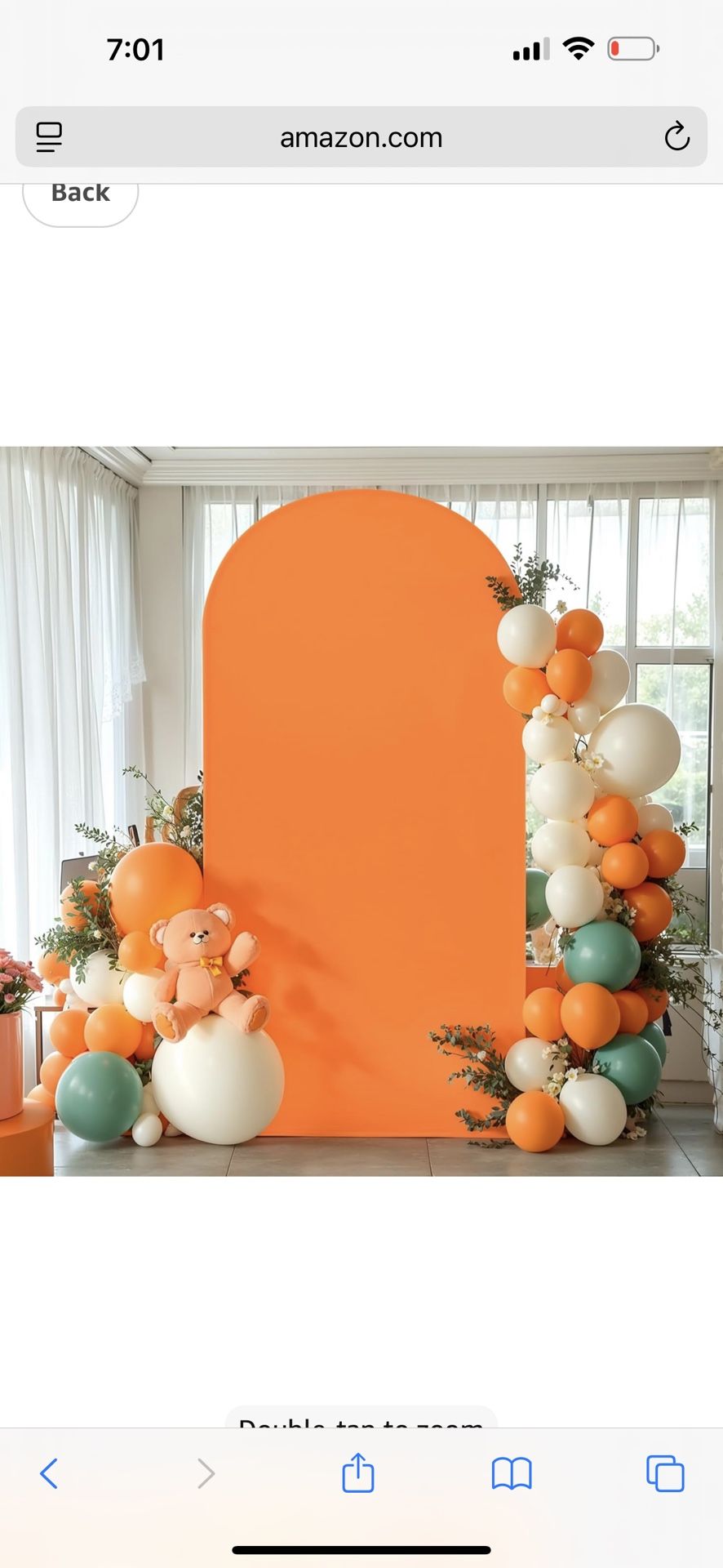 Spandex Arch Cover- ORANGE