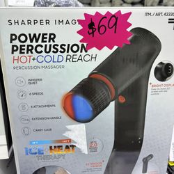 Sharper Image Power Percussion Hot + Cold Reach Percussion Massager.
