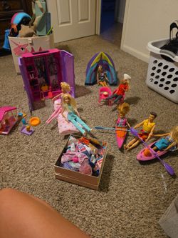 Barbie set with accessories