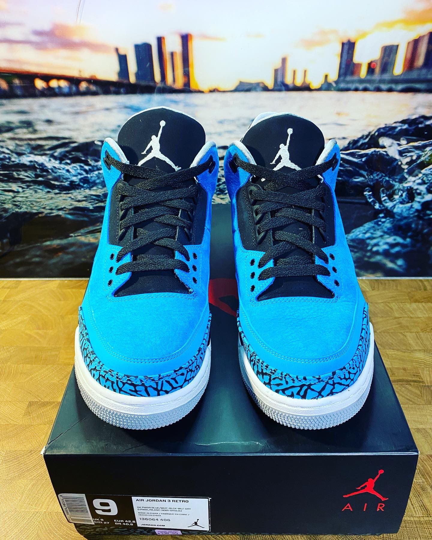 Air Jordan 3 Retro Powder Blue 2014 
