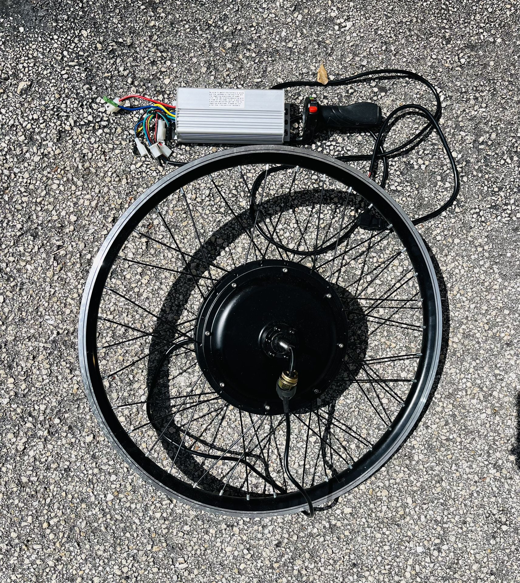 48 V Rear Wheel e-bike 26 Inch Conversion Kit Electric Rim W Control ...