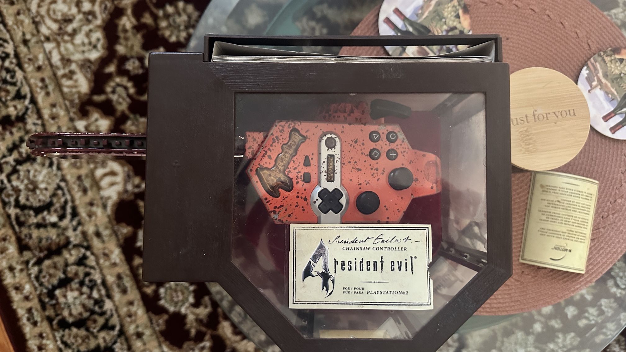 Resident Evil 4 Chainsaw Controller PS2 – #27026/50000 – Capcom NubyTech – Rare w/ Display Case