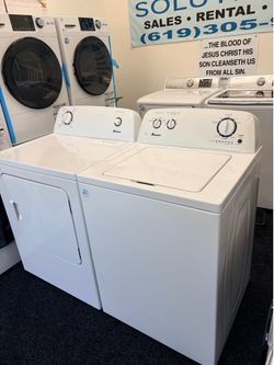 Amana Washer & Dryer / lavadora y secadora