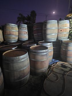 Wine barrels