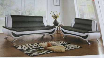 Nice leather like Modern SOFA and loveseat