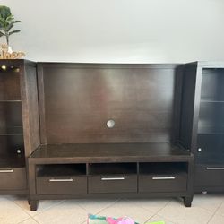 Dark Wood Entertainment Center