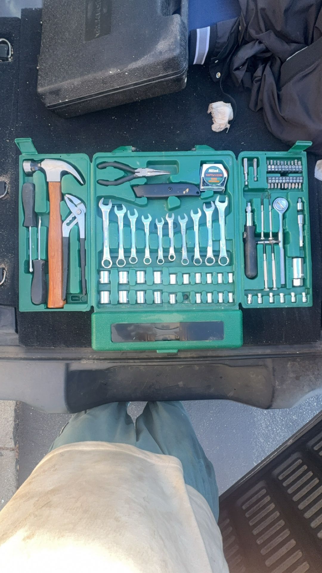 allied 112pc tool cabinet set 