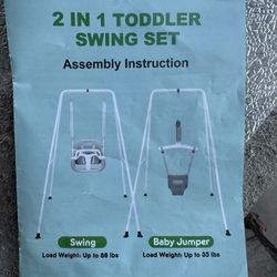 Toddler 2-1 Swing Set 