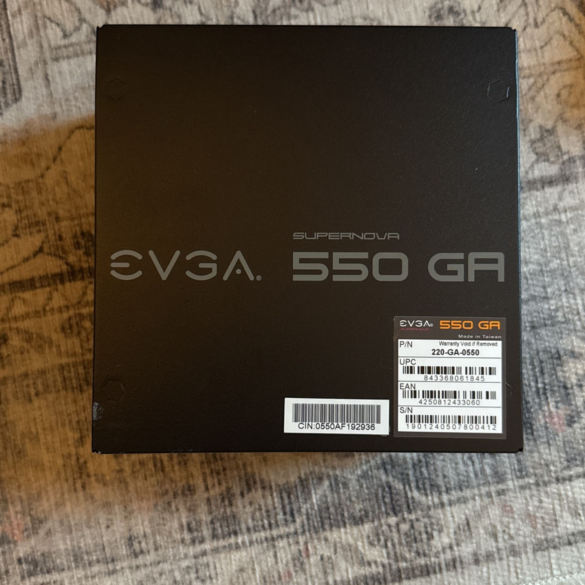 EVGA 550 GA PSU