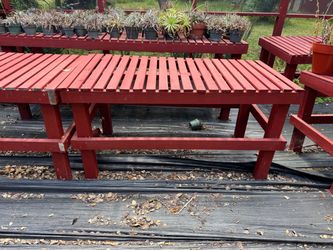 Handmade Solid Wood Outdoor Farm Table – 5’ & 8’