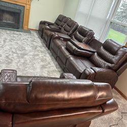 Brand New Power Reclining Couch Set