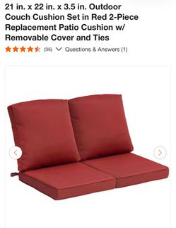 Outdoor cushions