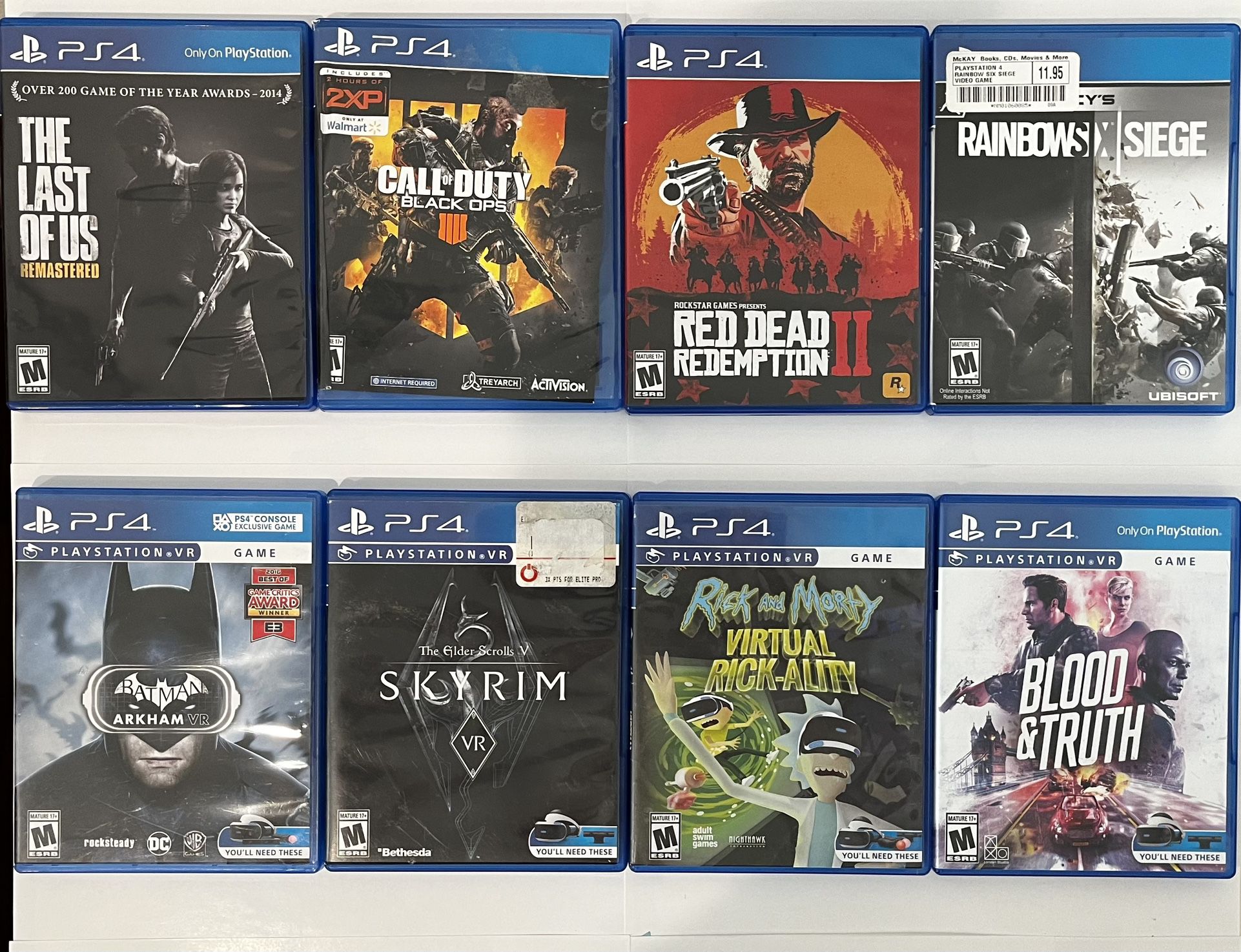 PS4 Games (bundle)