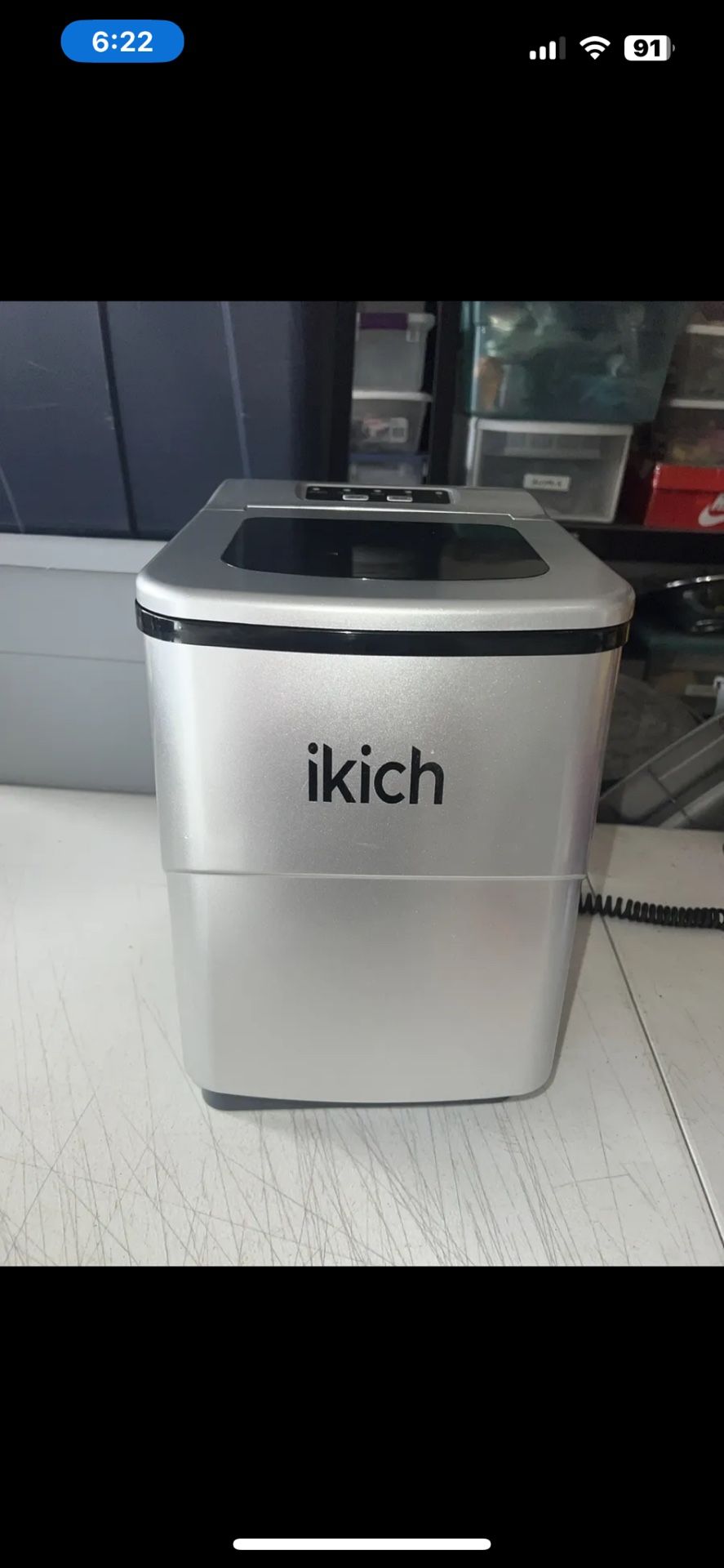 Portable Countertop Ice Maker Machine IKICH (CP173A)