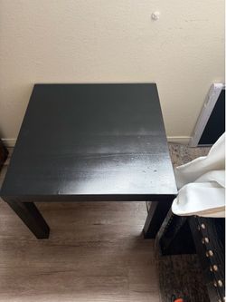 Black ikea side tables