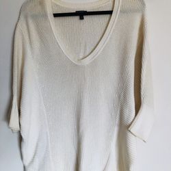 Express Womens Small Oversized V-Neck Sweater