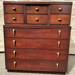 Mid Century Tallboy Dresser