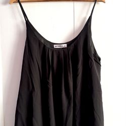 Black Camisole Blouse, 2X