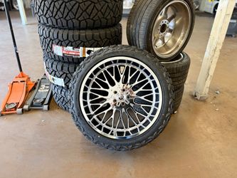 Dodge Ram 24x12 5x139.7 Wheels and Tires 
