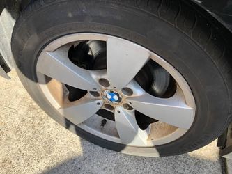 BMW e60 17 inch rim with tires, 4 piece